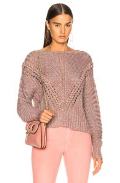 Shop Rag & Bone Roman Pullover In Pink