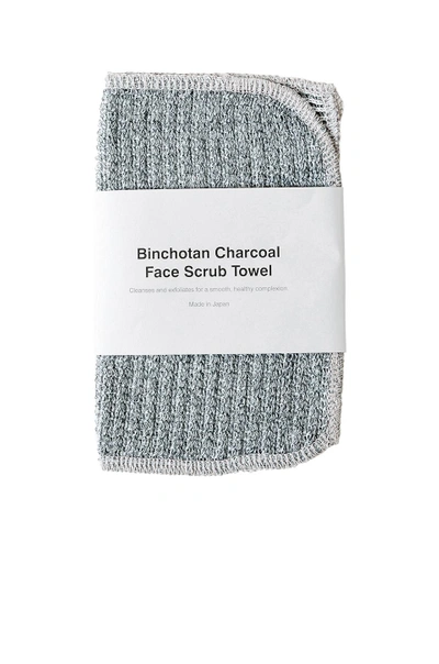 Shop Morihata Binchotan Charcoal Face Scrub Towel In N,a