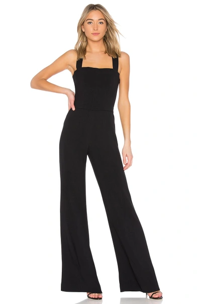 Shop Theory Bustier Jumpsuit In Black