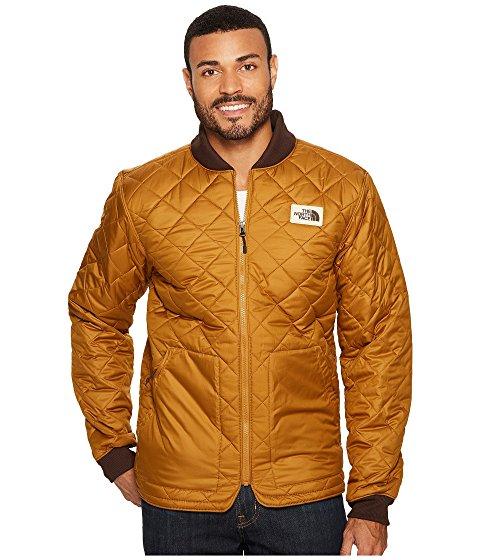 north face golden brown jacket