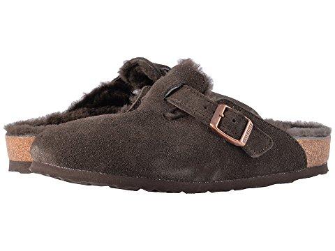 boston shearling birkenstock mocha