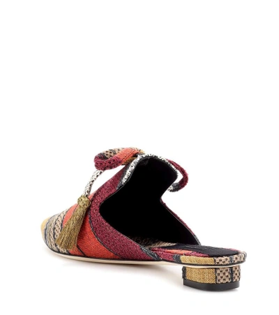 Shop Sanayi313 Drizza Striped Slippers In Multicoloured