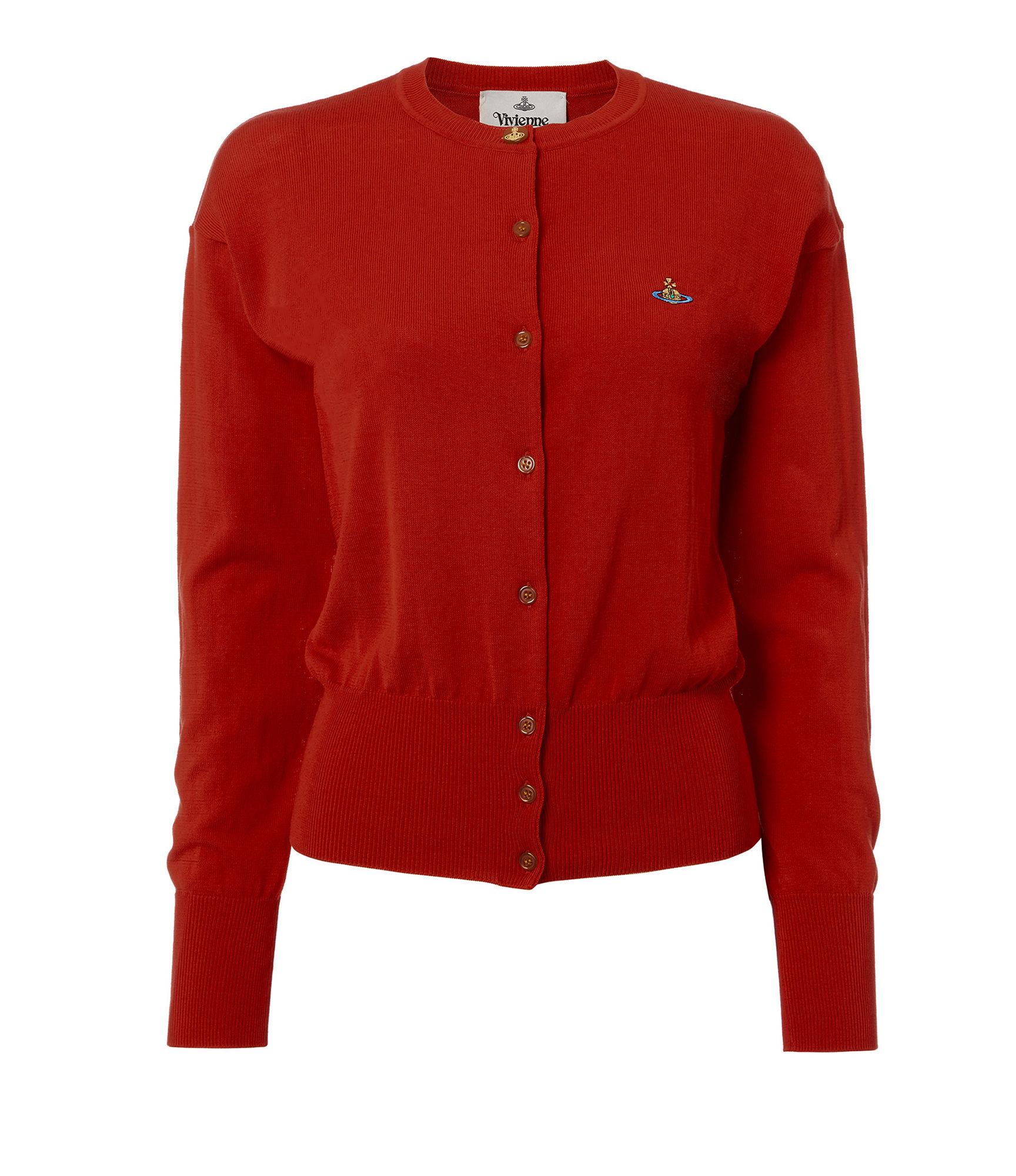 vivienne westwood red cardigan
