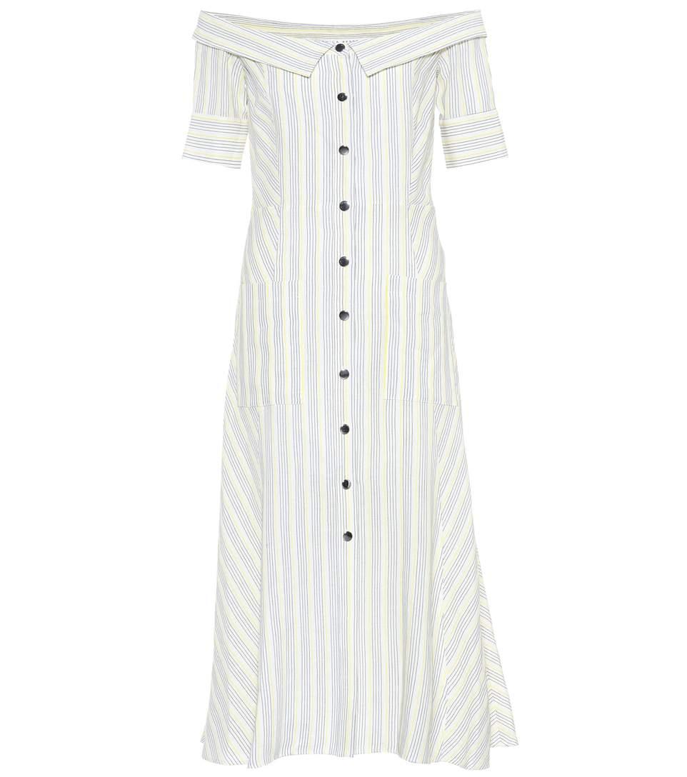 veronica beard linen dress