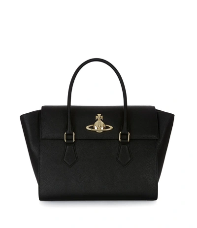 Shop Vivienne Westwood Large Pimlico Handbag 42030036 Black