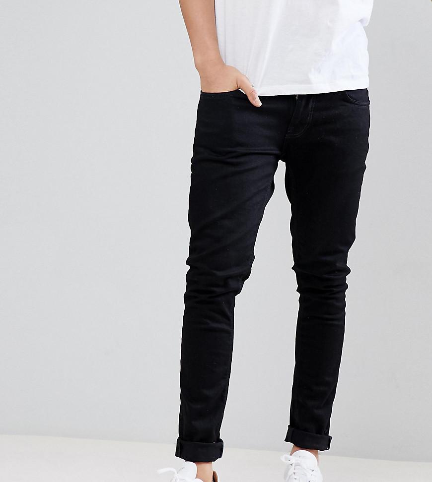 nudie jeans tight terry deep black