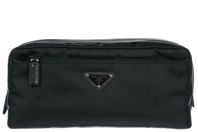 Prada Men's Travel Toiletries Beauty Case Wash Bag In Nylon In Black |  ModeSens