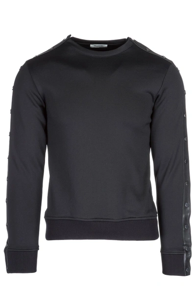 Shop Valentino Men's Sweatshirt Sweat In Black