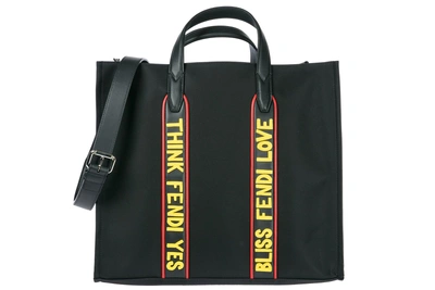 Shop Fendi Men's Bag Handbag Shopping Tote In Black