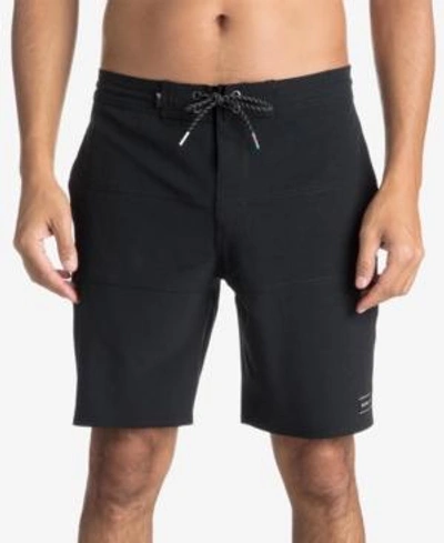 Shop Quiksilver Men's Baja Beach 19" Board Shorts In Black