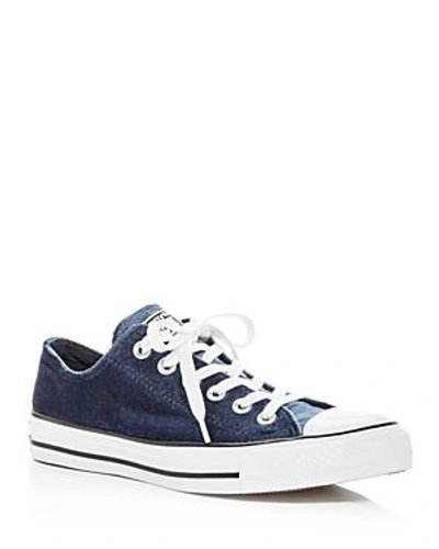 Shop Converse Women's Chuck Taylor All Star Velvet Lace Up Sneakers In Midnight Blue