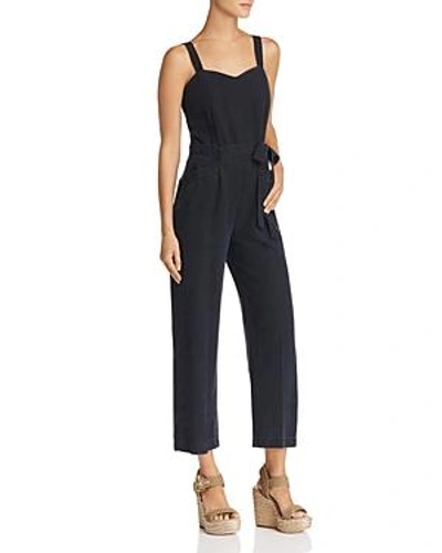 Shop Paige Emma Belted Jumpsuit In Black Pearl