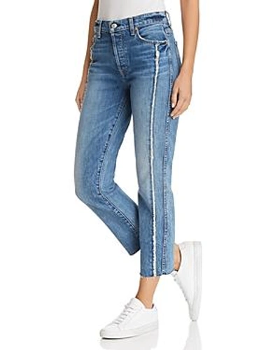 Shop 7 For All Mankind Edie Frayed-seam Skinny Jeans In Canyon Ranch
