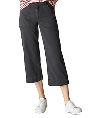 Shop Whistles Cropped Cargo Pants In Gray