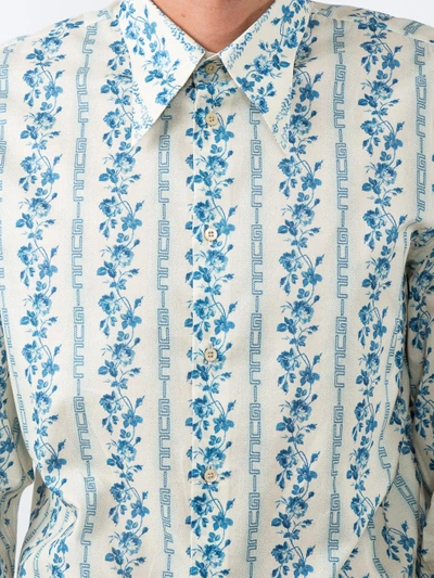 Shop Gucci Floral Print Shirt