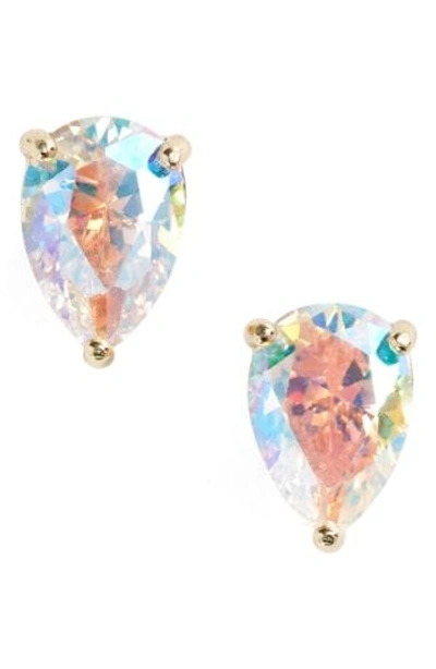 Shop Kate Spade 'shine On' Crystal Stud Earrings In Abalone