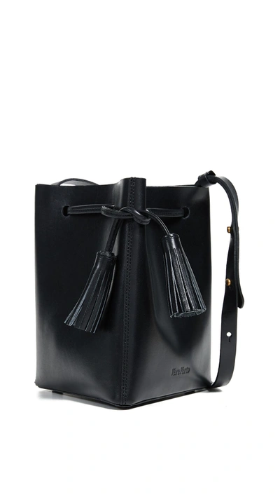 Shop Vereverto Mini Tris Bucket Bag In Black