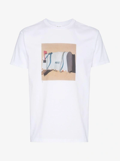Shop Just A T-shirt Jason Fulford Mail T-shirt In White