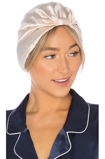 Shop Silke London Hair Wrap The Sofia In Champagne