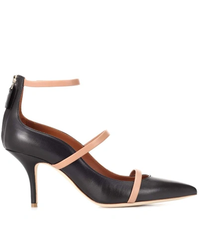 Shop Malone Souliers Robyn 70 Leather Pumps In Black