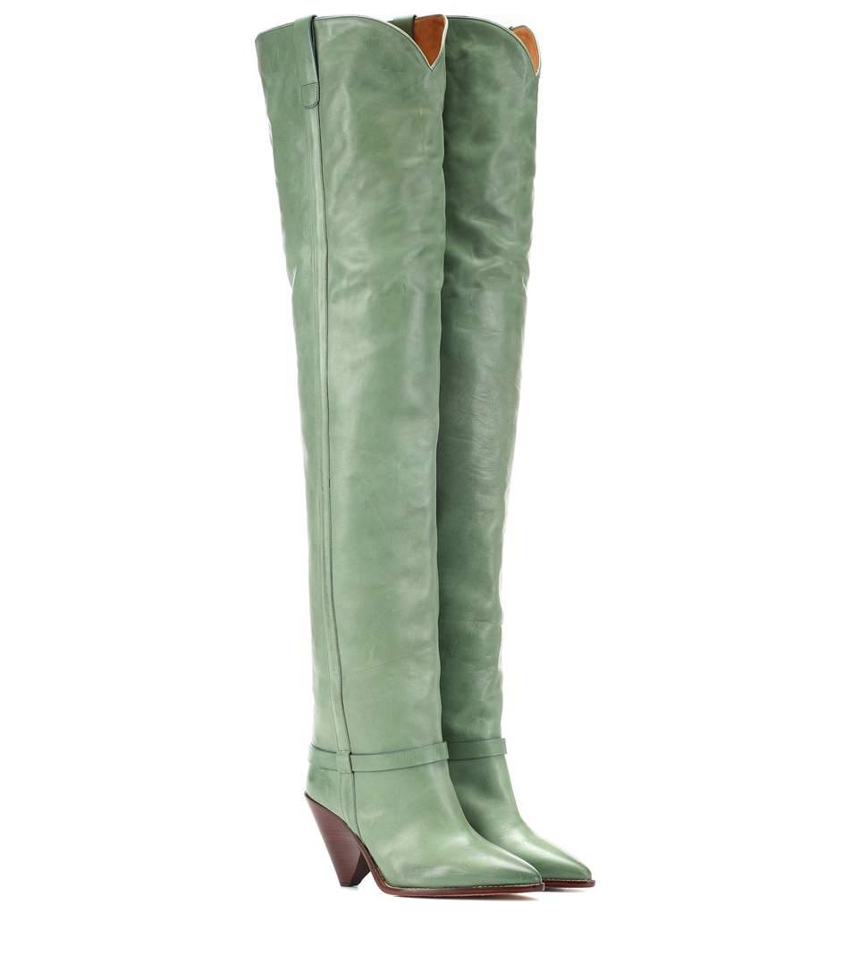 isabel marant green boots