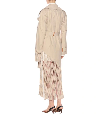 Shop Loewe Cotton Trenchcoat