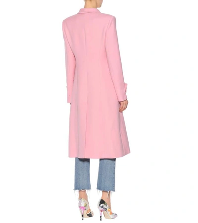 Shop Alessandra Rich Wool Coat In Female