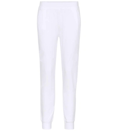 Shop Atm Anthony Thomas Melillo French Terry Cotton Trackpants In White