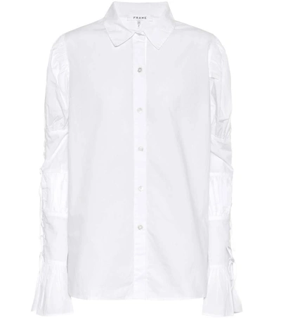 Shop Frame Cotton Shirt In White
