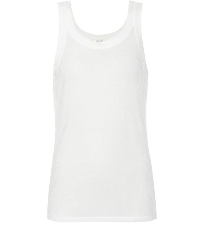 Shop The Row Frankie Silk-blend Tank Top In White