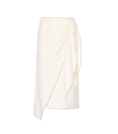 Shop Rejina Pyo Colette Wrap Skirt In White