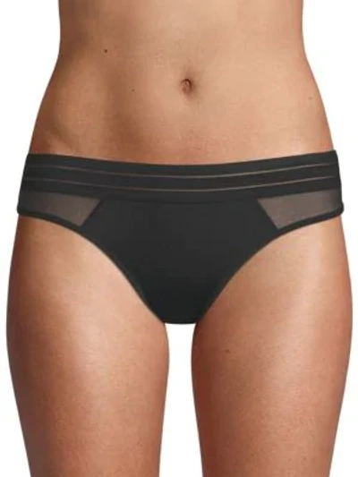 Shop Maison Lejaby Women's Nufit Tanga In Black