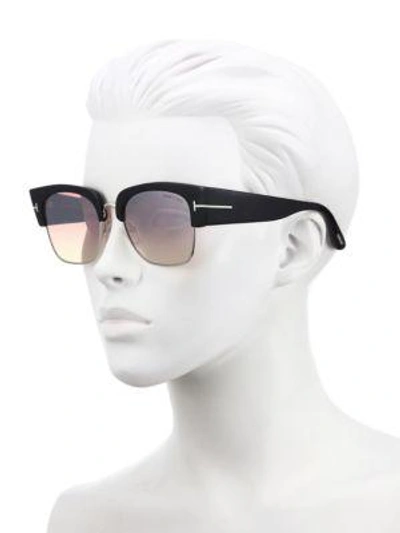 Shop Tom Ford Dakota 55mm Soft Square Sunglasses In Black Pink