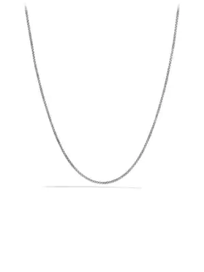 Shop David Yurman Chain Necklace With Gold In Silver Gold