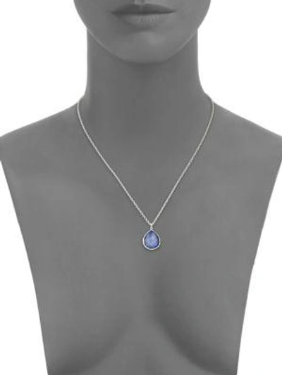 Shop Ippolita Women's Rock Candy Small Sterling Silver & Triplet Pendant Necklace In Silver Lapis