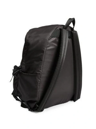 Shop Marcelo Burlon County Of Milan Nylon Backpack In Black White