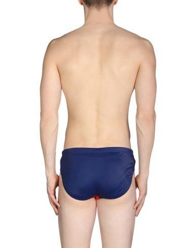 Shop Ea7 Swim Briefs In Dark Blue