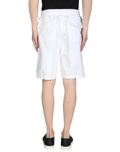 Shop Emporio Armani Shorts & Bermuda In White