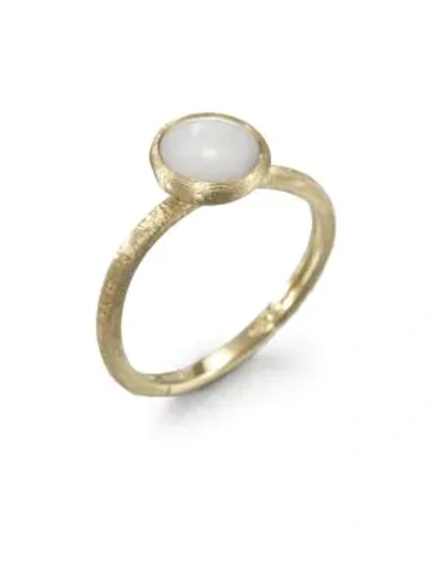 Shop Marco Bicego Jaipur Resort Mother-of-pearl & 18k Yellow Gold Ring In Gold White