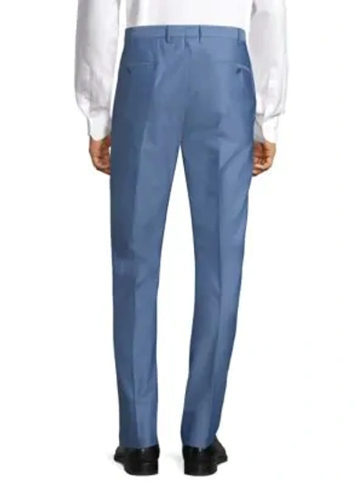 Shop Incotex Matty Tailored Trousers In Light Pastel Blue