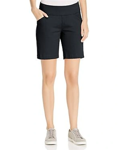 Shop Jag Jeans Ainsley Pull-on Bermuda Shorts In Nautical Navy