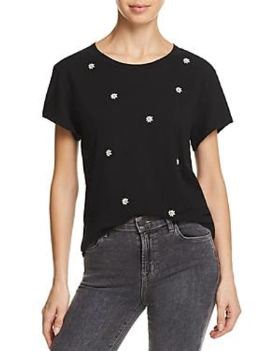 Shop Joe's Jeans Nola Embroidered Tee In Black