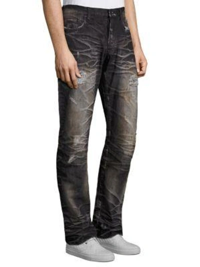 Shop Prps Barracuda Straight Fit Jeans In Black