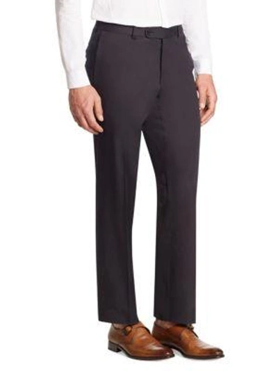 Shop Saks Fifth Avenue Collection Cotton Chino Pants In Navy