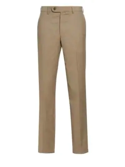 Shop Saks Fifth Avenue Men's Collection K-body Wool Dress Pants In Grey