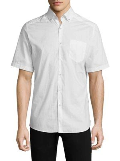 Shop Vilebrequin Printed Cotton Button-down Shirt In Canvas R