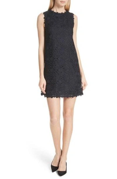 Kate Spade Lace Shift Dress In Rich Navy | ModeSens