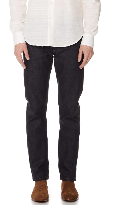 Shop Naked & Famous Weird Guy - Nightshade Stretch Selvedge Jeans