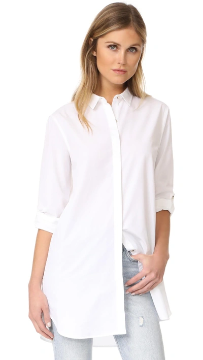 Shop M.i.h. Jeans The Oversized Shirt In White