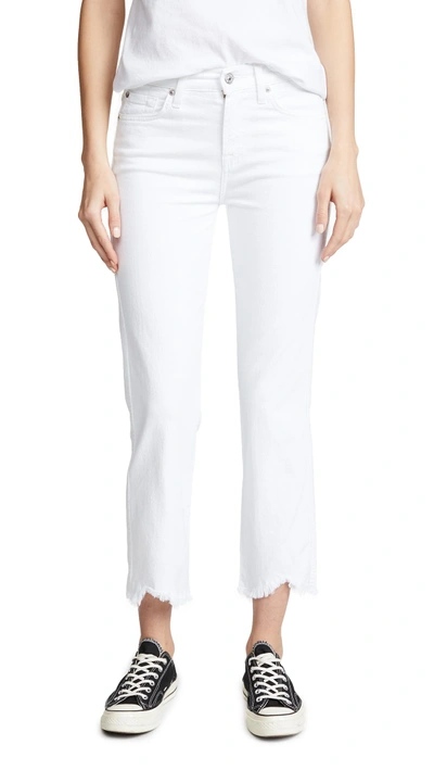 Shop 7 For All Mankind Edie Jeans In White